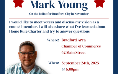 Join Me for a Meet the Cadidate at the Chamber of Commerce