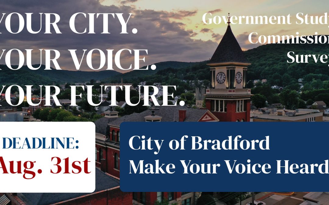 Bradford Government Study Commission Survey Closes August 31